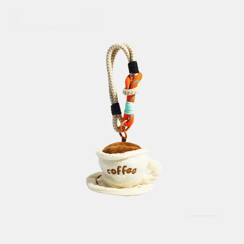 Plush Cake Fluffy Bag Charm