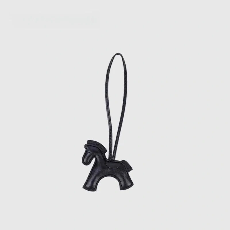 Cute Pony Leather Bag Charm