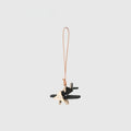 Handmade Airplane Leather Bag Charm