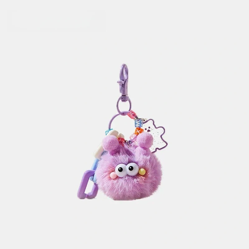 Fluffy Backpack Soot Ball Fluffy Bag Charm