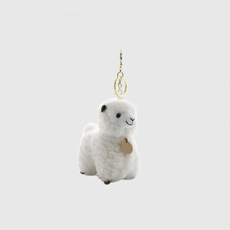 Alpaca Fluffy Bag Charm