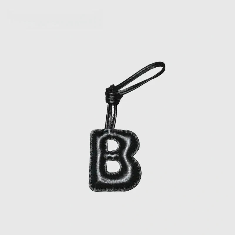 26 Letters Leather Bag Charm
