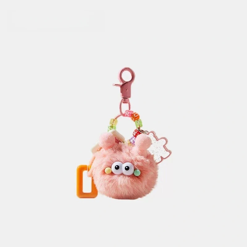 Fluffy Backpack Soot Ball Fluffy Bag Charm