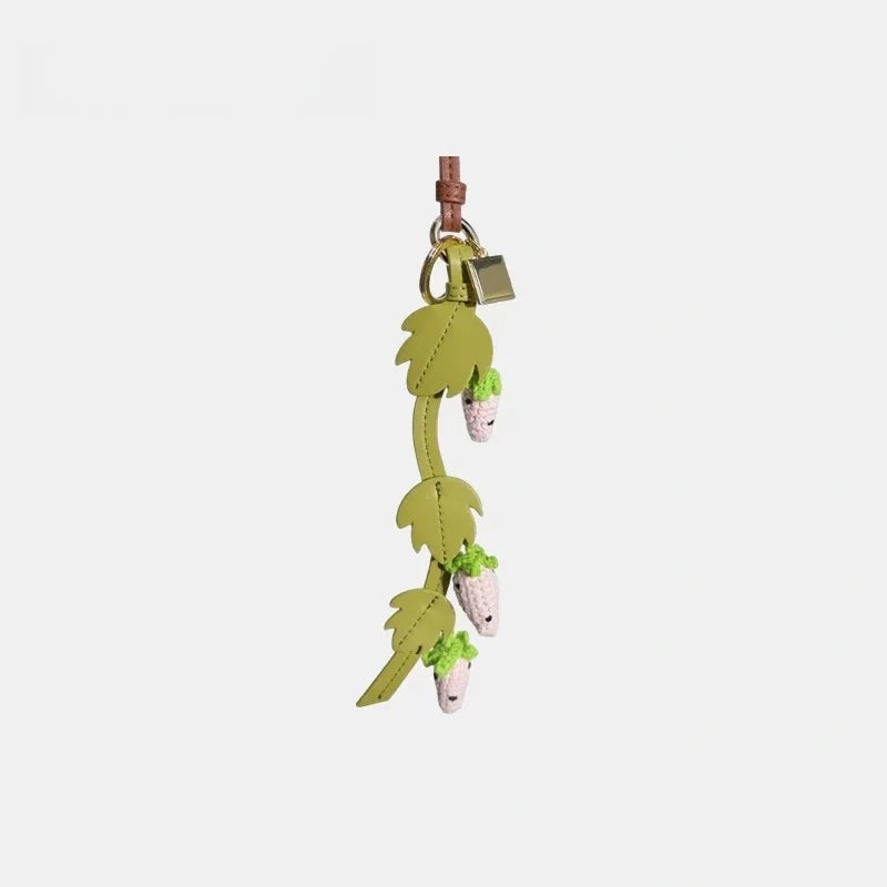 Woven Flower Mixed Bag Charm