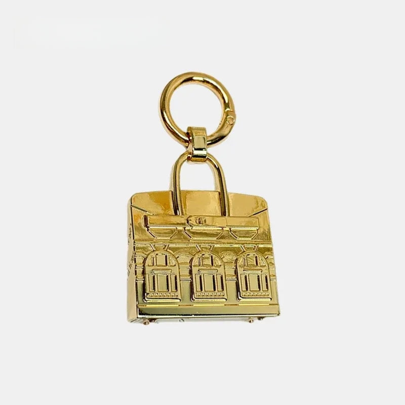 Metal House Bag Metal Bag Charm