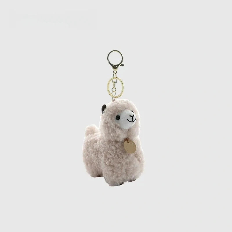 Alpaca Fluffy Bag Charm