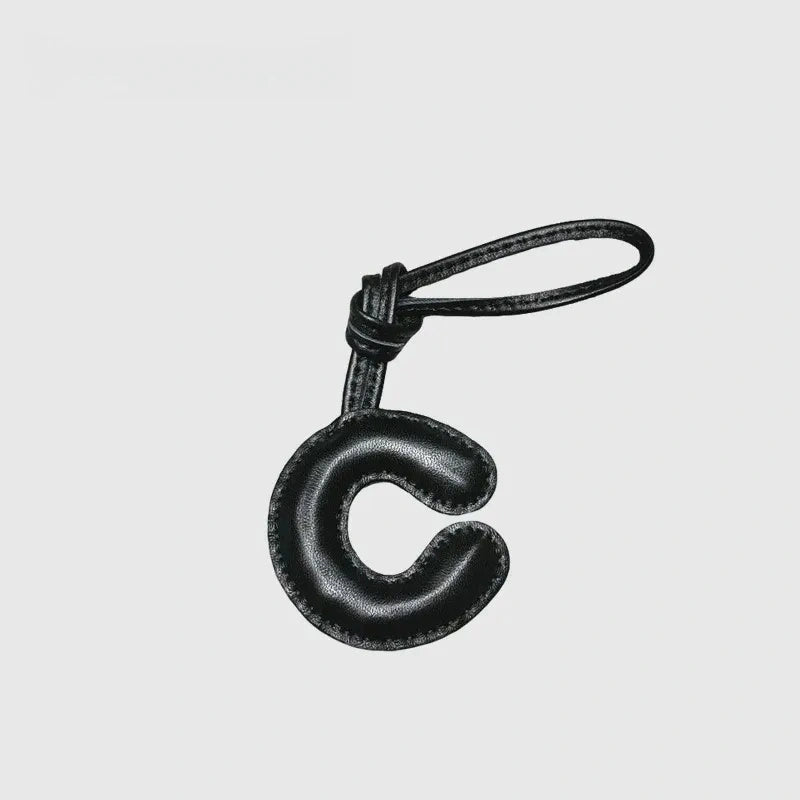 26 Letters Leather Bag Charm