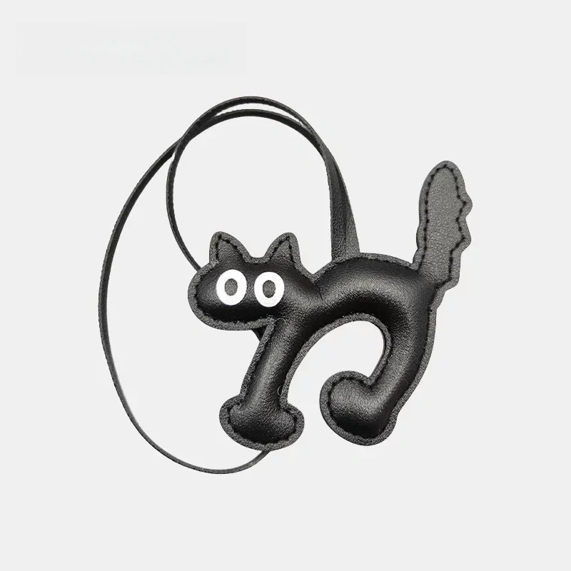 Little Cat Leather Bag Charm
