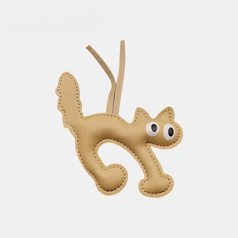 Little Cat Leather Bag Charm