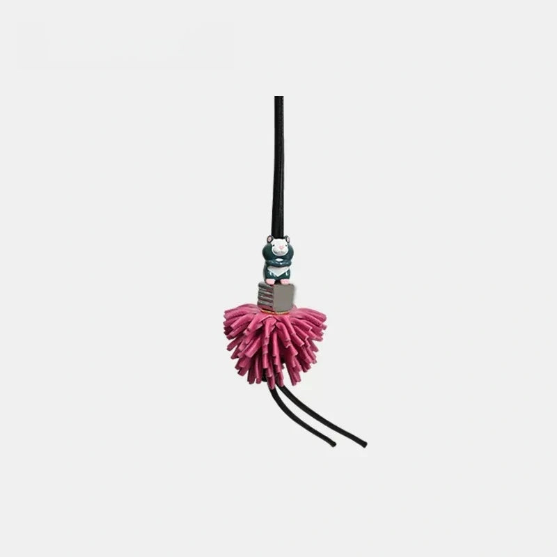 Animal Flower Beaded Strand Bead Bag Charm