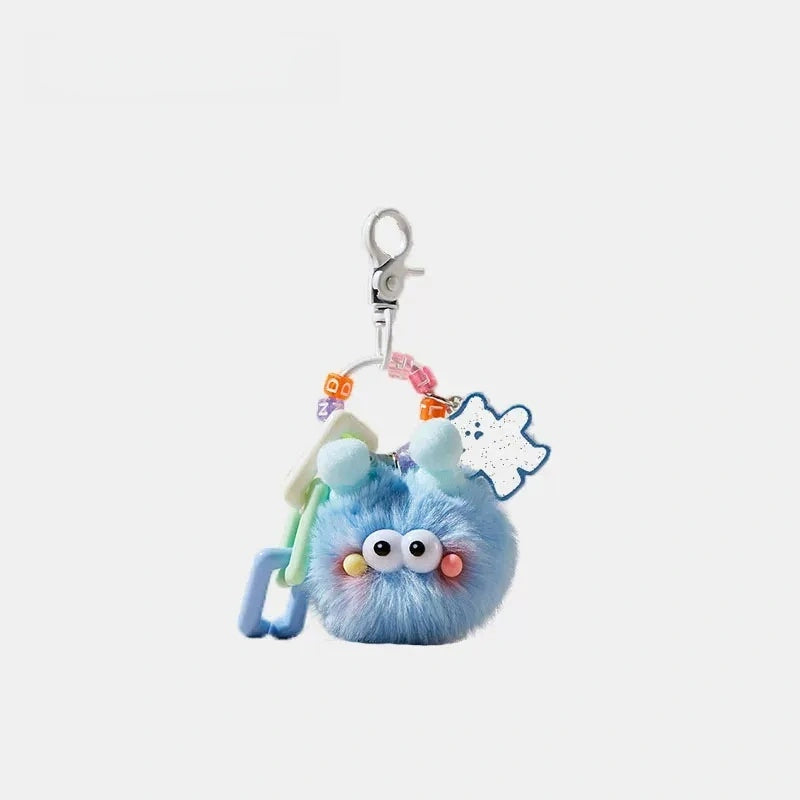Fluffy Backpack Soot Ball Fluffy Bag Charm
