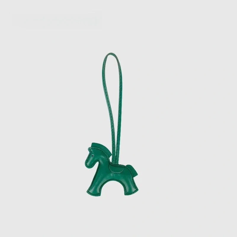 Cute Pony Leather Bag Charm