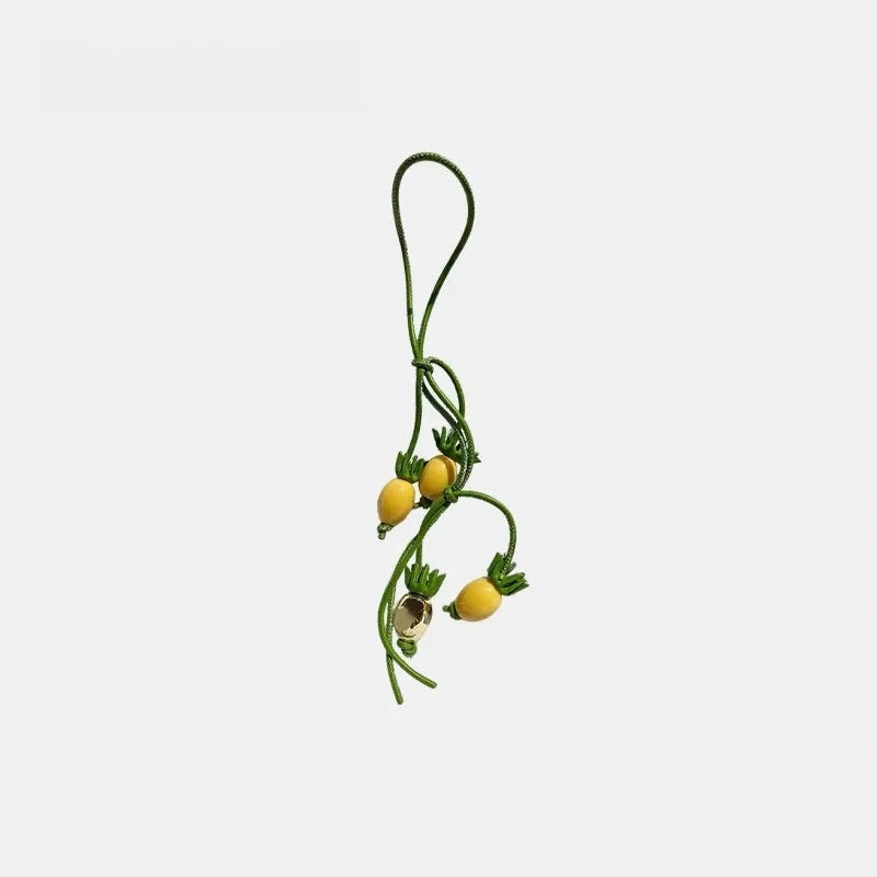Tomato Resin Bag Charm
