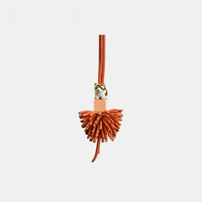 Animal Flower Beaded Strand Bead Bag Charm