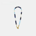 Natural Crystal Flat Bead Strand Bead Bag Charm