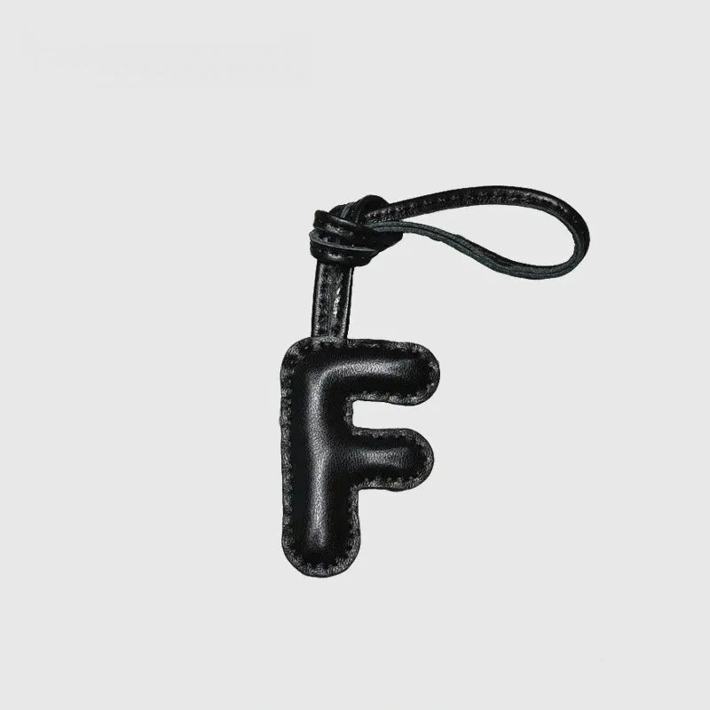 26 Letters Leather Bag Charm