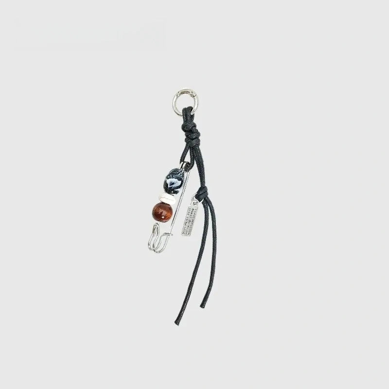 Beaded Hanging Strap Knotty Bag Charm