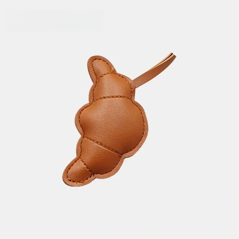 Croissant Leather Bag Charm