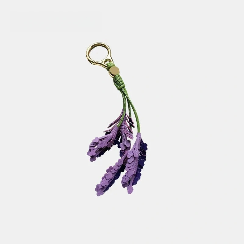 Lavender Vanilla Resin Bag Charm