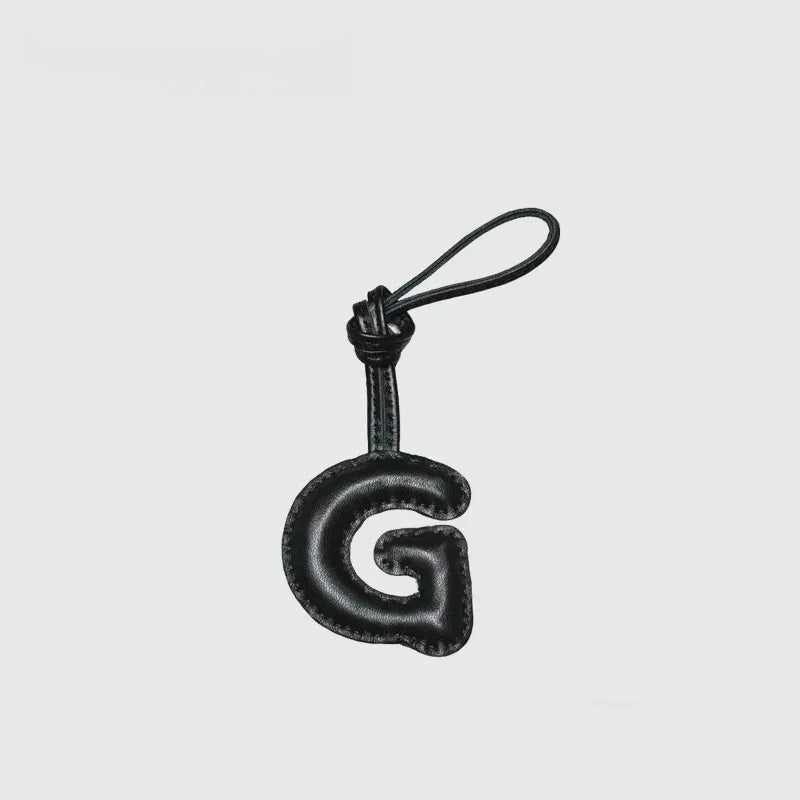 26 Letters Leather Bag Charm