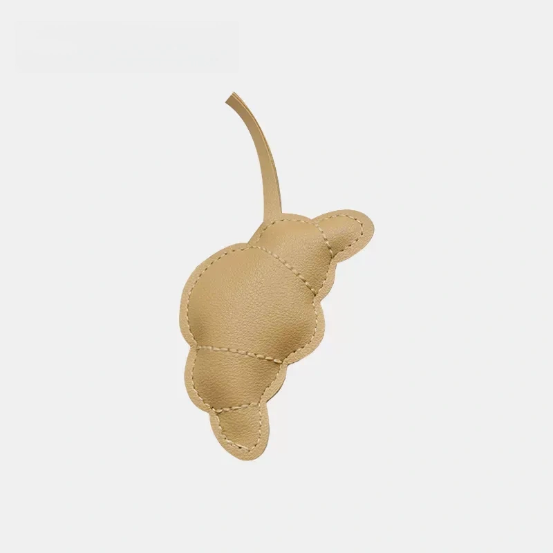Croissant Leather Bag Charm