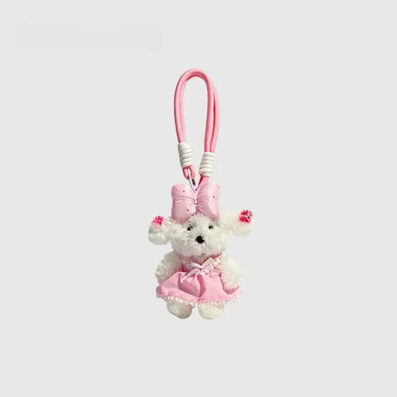 Cute Plush Puppy Fluffy Bag Charm