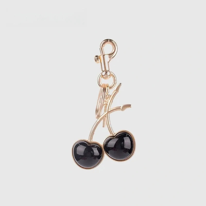 Cherry Resin Bag Charm