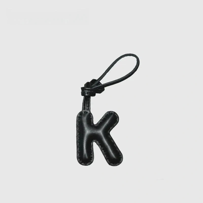26 Letters Leather Bag Charm