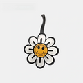 Smiling Flower Leather Bag Charm