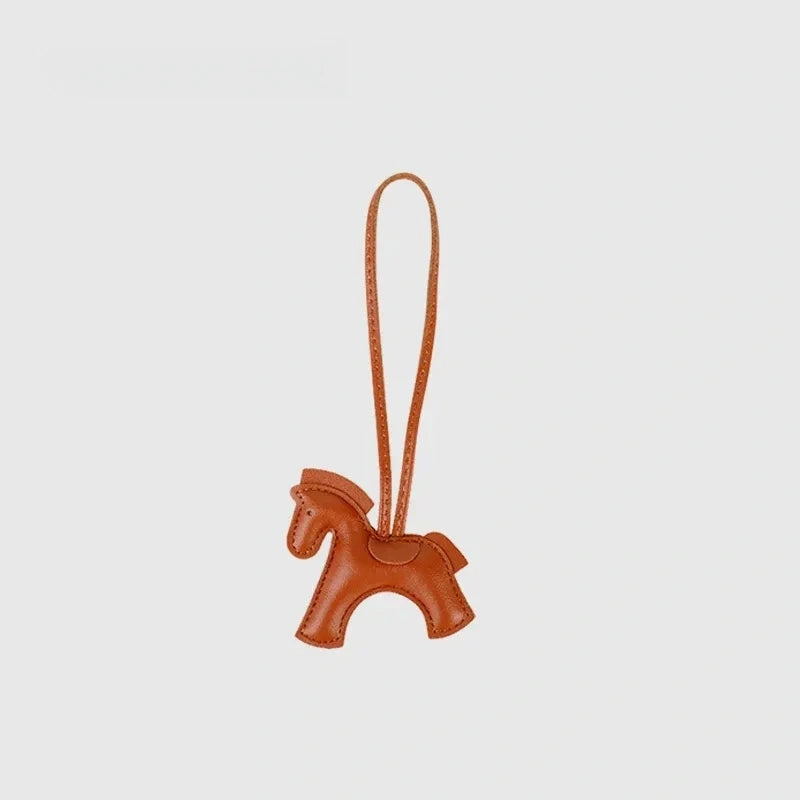 Cute Pony Leather Bag Charm