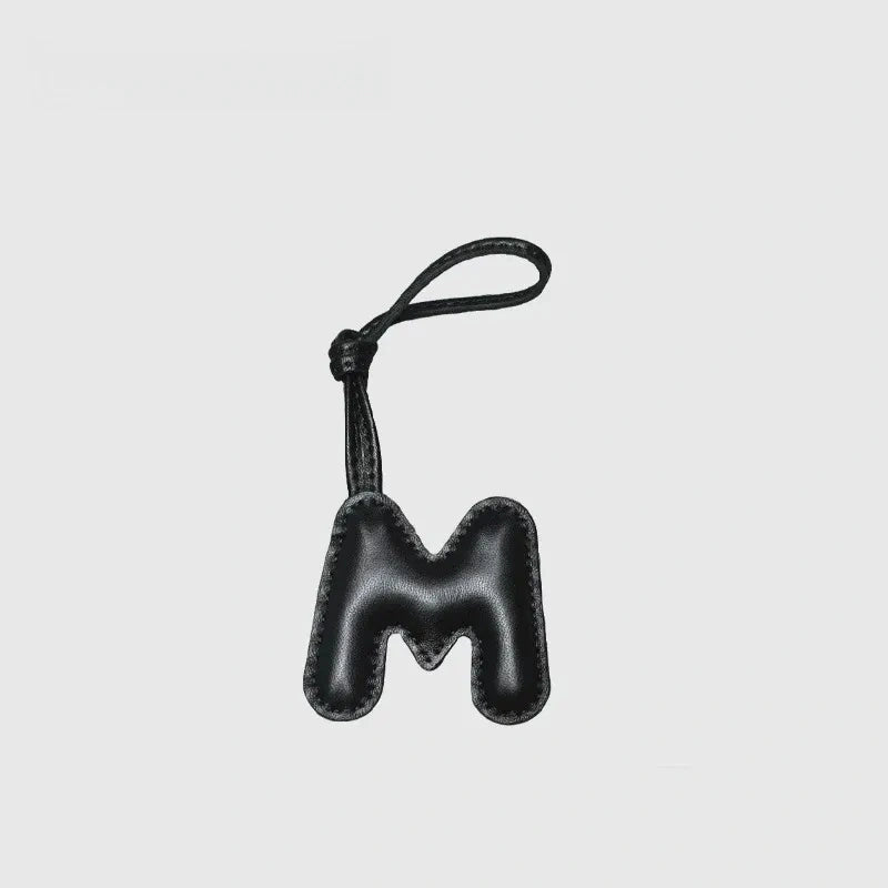 26 Letters Leather Bag Charm