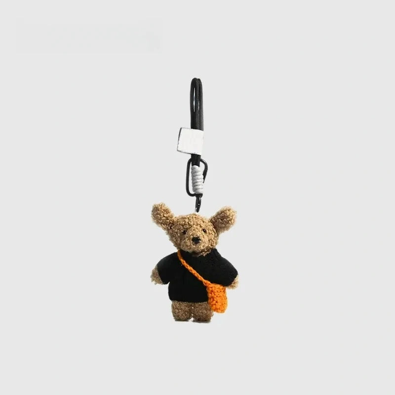 Teddy Bear Fluffy Bag Charm