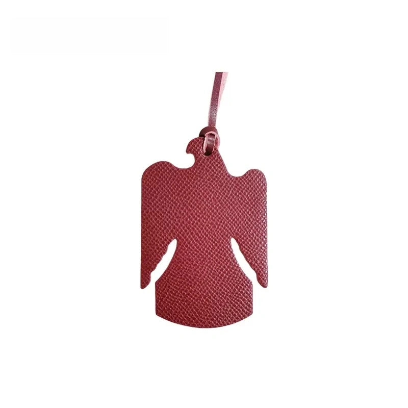 Magpie Leather Bag Charm