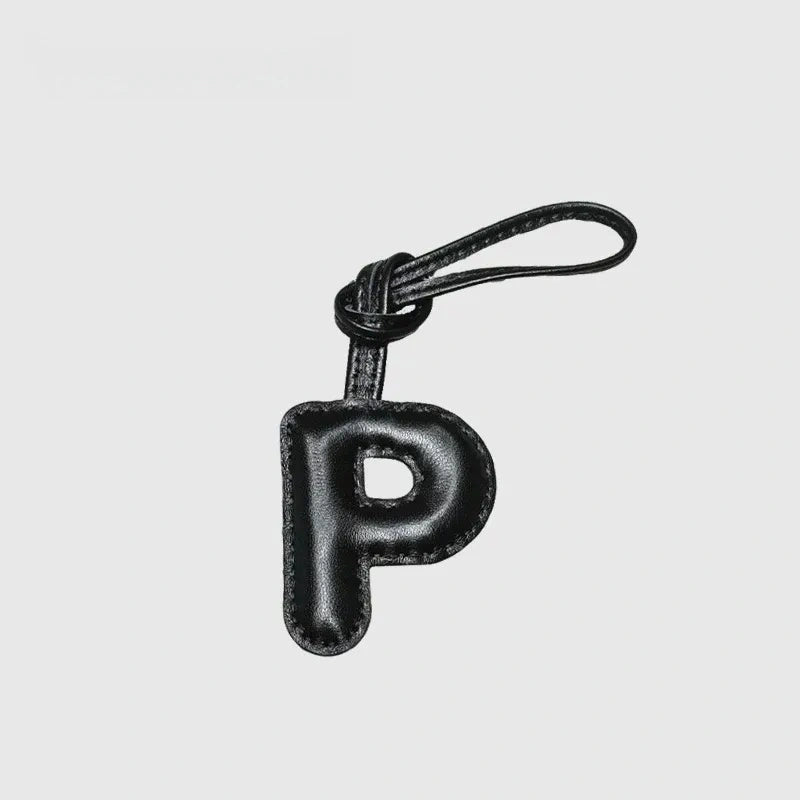 26 Letters Leather Bag Charm