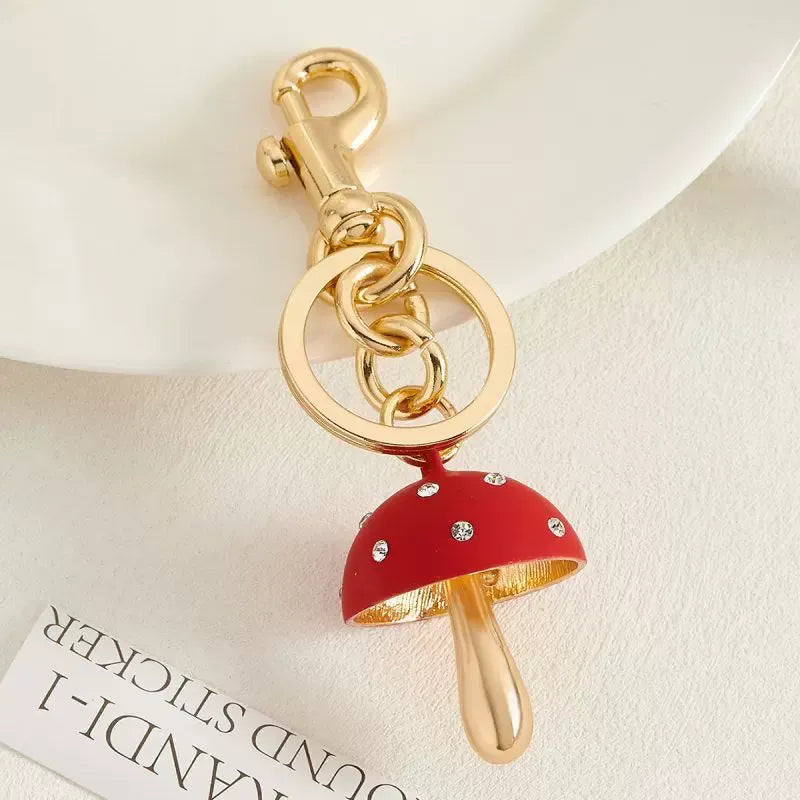 Mushroom Resin Bag Charm