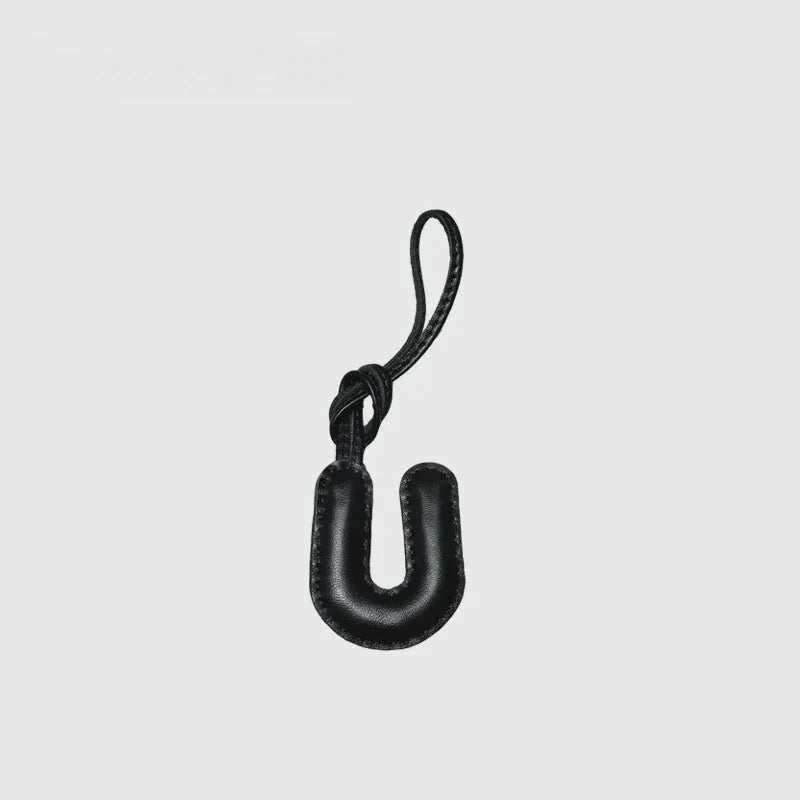 26 Letters Leather Bag Charm
