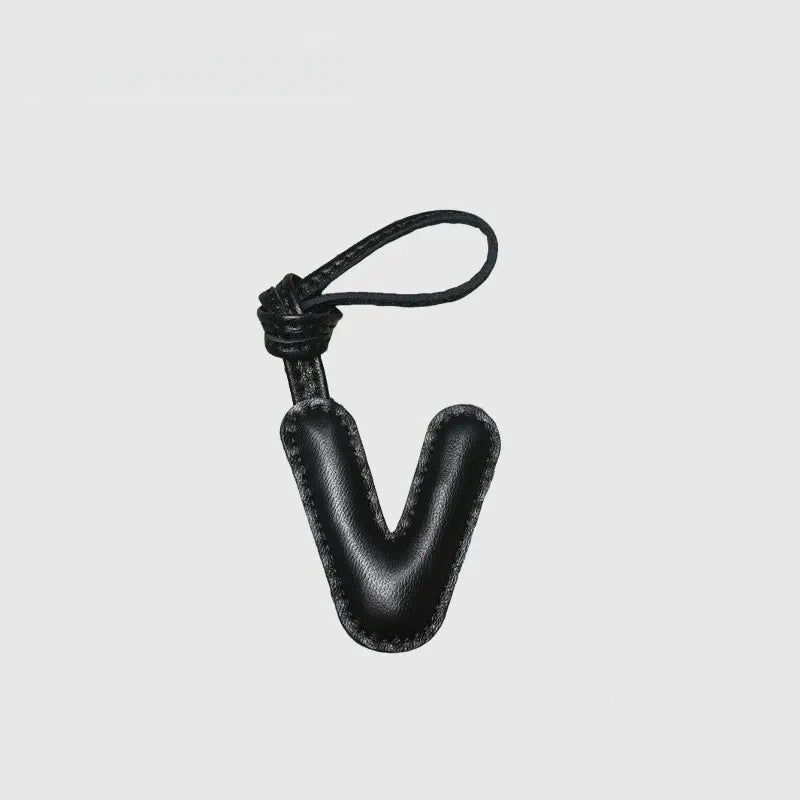 26 Letters Leather Bag Charm