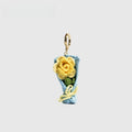 Crochet Bouquet Fluffy Bag Charm