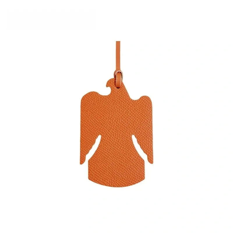Magpie Leather Bag Charm
