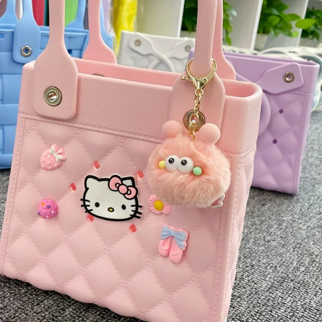 Fluffy Backpack Soot Ball Fluffy Bag Charm