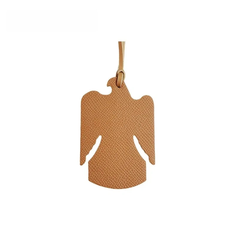 Magpie Leather Bag Charm