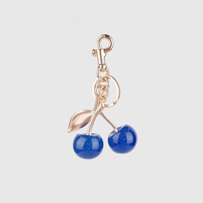 Cherry Resin Bag Charm