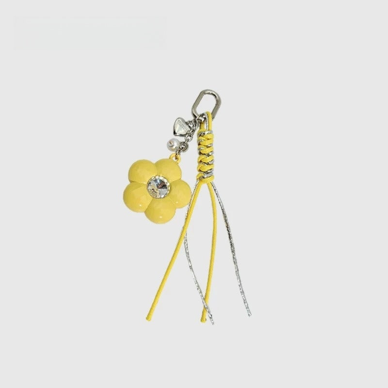Flower Hanging Strap Knotty Bag Charm