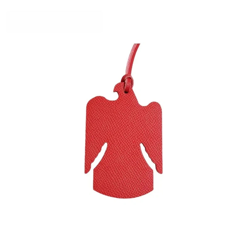 Magpie Leather Bag Charm