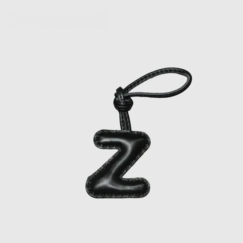 26 Letters Leather Bag Charm