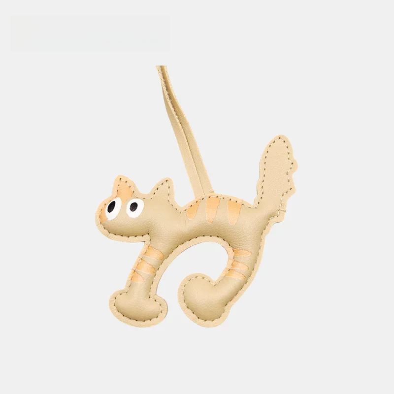 Little Cat Leather Bag Charm
