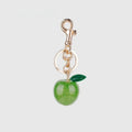 Apple Resin Bag Charm