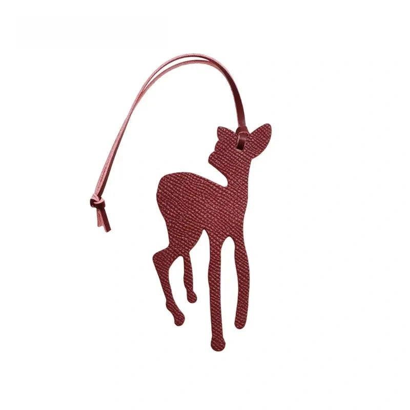 Little Deer Leather Bag Charm