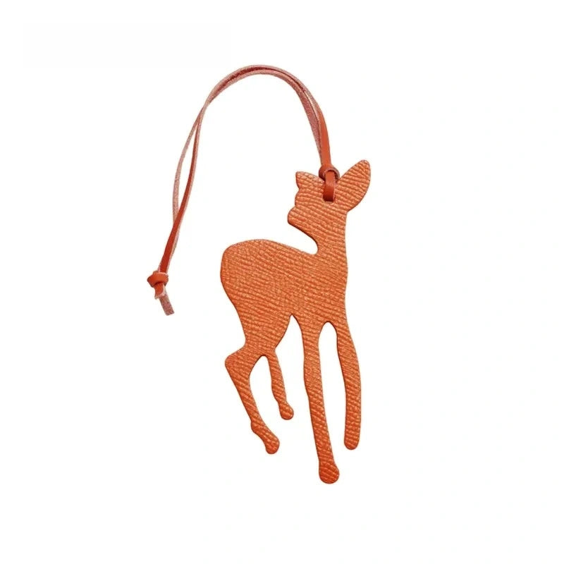 Little Deer Leather Bag Charm
