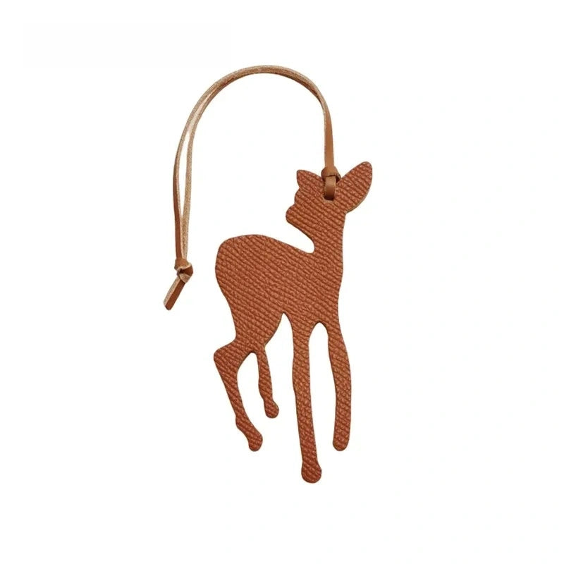 Little Deer Leather Bag Charm